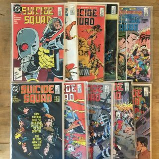 Suicide Squad Vol 1 1 - 9 1987 & Secret Origins 14 Dc Comics Classic