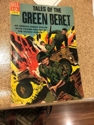 Dell Comics Tales Of The Green Beret 1967.  Daisy Bb Gun Add On Back