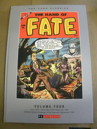 Ps Artbooks Pre - Code Horror The Hand Of Fate Vol 4 Hc Reg $45 Qq