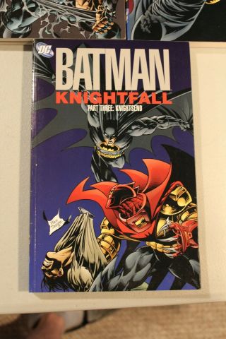 Complete Set Batman Knightfall Vol 1 2 3 Part Bane Breaking of the Bat TPB GN NM 4