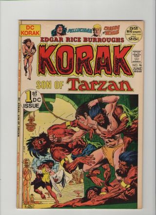 Korak: Son Of Tarzan 46 - 1st App & Dc Issue - 1972 (grade 6.  0) Wh