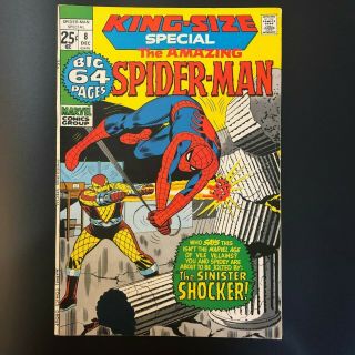 Spider - Man (1st Series) 1971 King Size Special Annual 8 Fn Romita