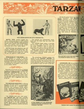 TARZAN DRUM BEAT 5 - 1978 Edgar Rice Burroughs,  Inc newsletter - Burne Hogarth 2