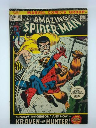The Spider - Man 111 (aug 1972,  Marvel)