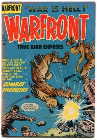 Warfront 22 Vg 4.  0 Harvey 1954 True War Stories