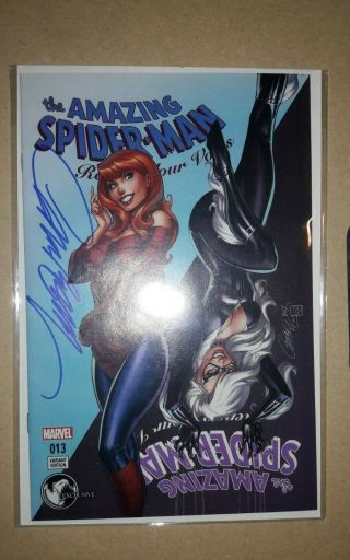 The Spider - Man: Renew Your Vows 13 Cover A Signed By J.  Scott Campbell