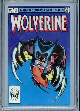 Wolverine (limited Series) 2 1982 Cgc 9.  2 1st Full Yukio Claremont/miller