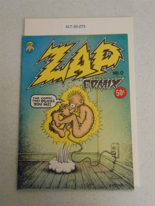 Zap Comix No.  0 Adult Comic 5th Printing Apex Novelties (6.  0 Fn) Robert Crumb