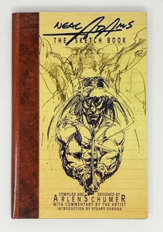 Neal Adams Sketch Book Hardcover | Signed | First Print | 1999 Limited Editiop