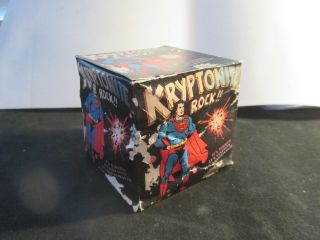 Superman Vintage 1977 Dc Comics Kryptonite Rock Nos -