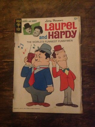 Laurel And Hardy 1 Gold Key Comic 1966 Good