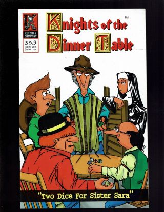 Knights Of The Dinner Table 9 Vf 8.  0 Two Dice For Sister Sara Kenzer 1997