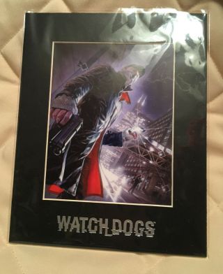 Watch Dogs - Limited Edition Laser Cel By Alex Ross - Lithograph -