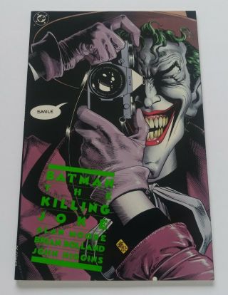 Batman The Killing Joke Comic Book 1st Print First Printing Art By Brian Bolland
