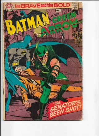 Brave And The Bold 85 1st Costume Green Arrow N Adams
