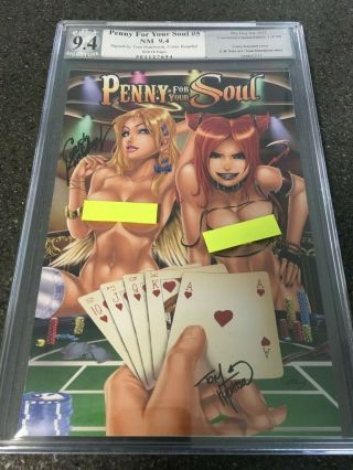 Penny For Your Soul 5 Pgx Signature 9.  4 Variant Comic Limited Nude Edition