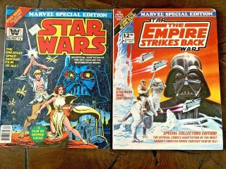 Collector Marvel Special Edition Star Wars 1 1977 & The Empire Strikes Back 2