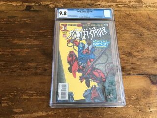 Web Of Scarlet Spider 1 Cgc 9.  8 Nm/mt 1st Issue Spider - Man Hgc 1 Of Only 5 1995