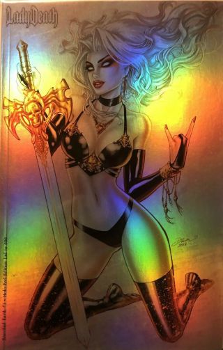 Lady Death Scorched Earth 1 Holo Foil Edition Dawn Mcteigue Limited 600