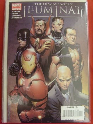 Avengers Illuminati 1 - 5 Marvel Comic Set Complete Bendis Reed Cheung 2007 Nm