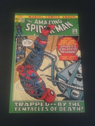 Spider - Man 107 (4/72 Marvel) Stan Lee Story Smythe Spider Slayer Fn -
