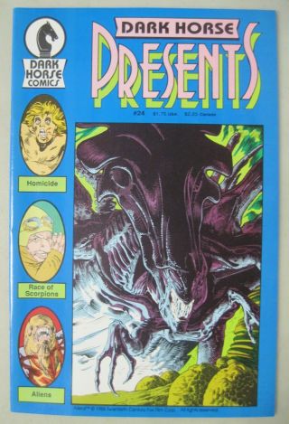 Dark Horse Presents 24 1st Aliens Appearance & Origin 1988 Dark Horse Comics