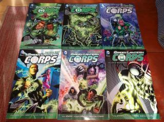 Dc Comics Green Lantern Corps Tpb Volume 1 - 6 Set,  The 52 Tomasi,  Pasarin
