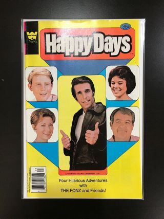 Happy Days 1 (mar 1979,  Whitman) Comic From Tv Series Ron Howard Henry Winkler