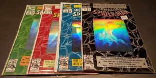 30th Anniversary Spider - Man Comic Books ×4 - Hologram Covers - 365 189 90 26