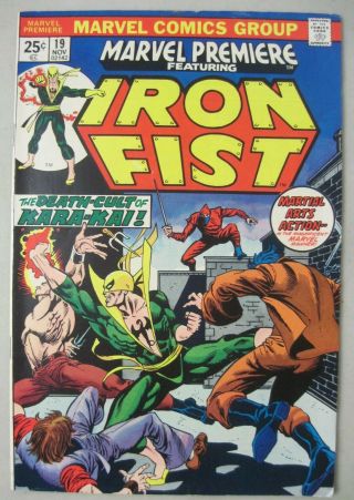Marvel Premiere 19 Iron Fist 1st App Colleen Wing,  Wolverine Ad Hulk 181 Comic