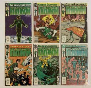 Green Lantern Emerald Dawn 1 - 6 Complete Comic Book Set/run