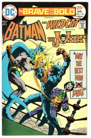 The Brave And The Bold 118 Batman Joker 1982 Dc Comics Vf/nm