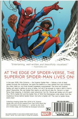 SPIDER - MAN Vol 2 Spider - Verse Prelude TP TPB $17.  99 srp Dan Slott 2