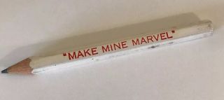 Marvel Comics Mmms 1967 “make Mine Marvel” Fan Club Pencil M.  M.  M.  S.  Mini Golf