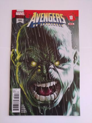 Avengers 684 No Surrender 1st Appearance Of The Immortal Hulk 2018