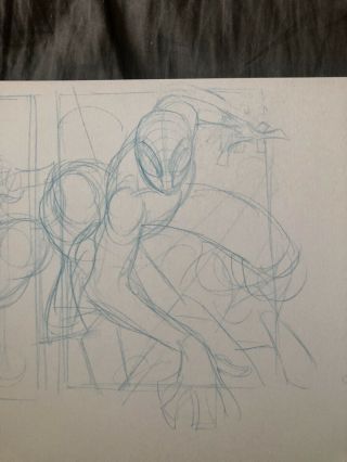 Arthur Adams Art - Art Adams Spider - Man 3 Cover Prelims Signed & Dated