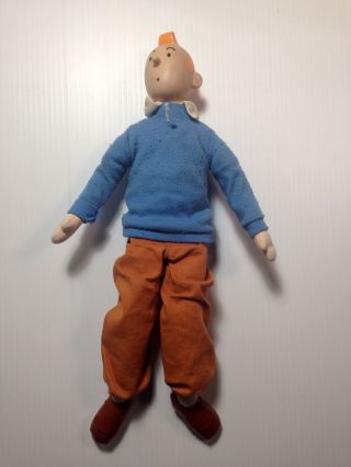 Vintage Poupée Tintin Doll Gund Kuifje Hergé