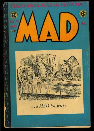 Mad 15 Owner Golden Age Ec Comic 1954 Gd - Vg
