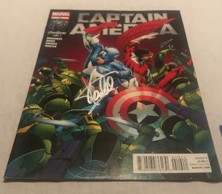 Captain America 10 Signed By Stan Lee All Star Grading Authentication 08953