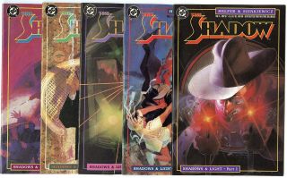 The Shadow 1 - 19 Complete Set Avg.  Nm - /nm 9.  2/9.  4 White Pages Dc 1987
