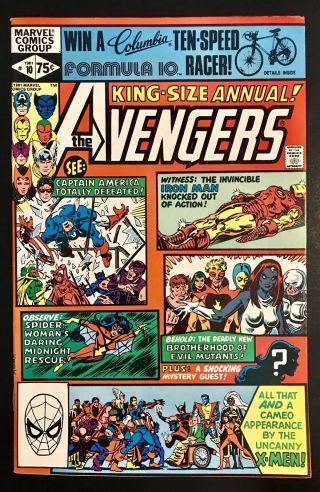 Avengers Annual 10 First Rogue X - Men Michael Golden Artwork Captain Marvel