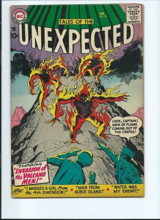 Tales Of The Unexpected 22 - - Jack Kirby Cover/art - - Dc - - Feb.  1958