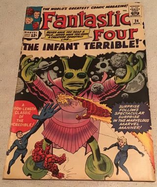Fantastic Four 24 Marvel Comic 1964 Vintage Silver Age Stan Lee Jack Kirby 1960s
