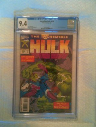 Incredible Hulk 419 Cgc 9.  4 White Pages (1st Full Talos - Ms Marvel) Marvel 1994