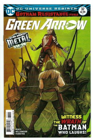 Green Arrow 32 - Dark Nights Metal Tie In - 1st Print
