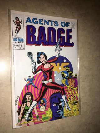 Big Bang Comics Presents 6 Agents Of B.  A.  D.  G.  E.  Badge Gary Carlson Megaton