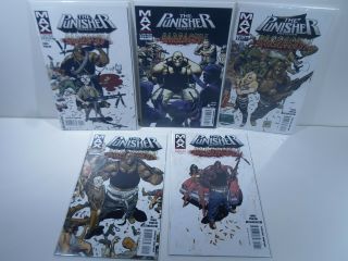 The Punisher Presents Barracuda 1 2 3 4 5 Marvel Comics Max Garth Ennis 2007