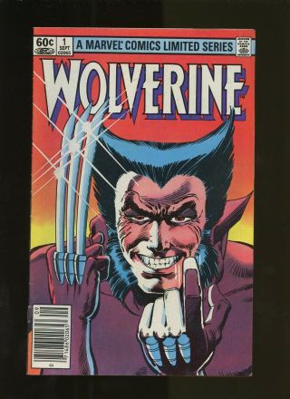 Wolverine (v.  1) 1 Fn 6.  0 1 Book (1982 Marvel) 1st Solo Story Frank Miller