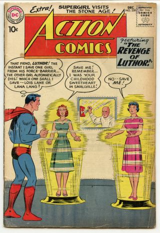 Jerry Weist Estate: Action Comics 259 (dc 1959) Vg No Res