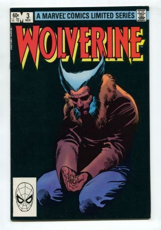 1982 Marvel Wolverine 3 Limited Series Vf/nm B2